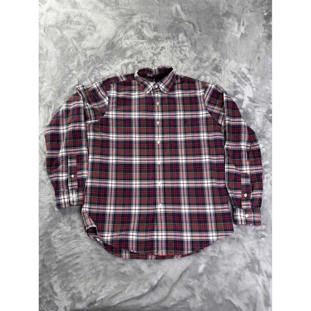 Ralph Lauren Classic Fit men's plaid button-up Shirt M Multicolor